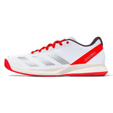 adidas White/Silver/Red Courtflash Pickleball Shoe