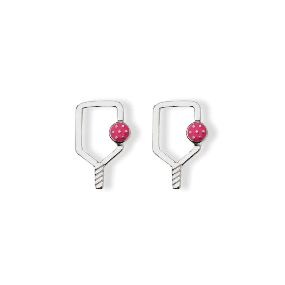 Born to Rally Color Pop Pickleball Paddle Stud Earrings