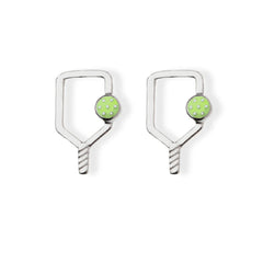 Born to Rally Color Pop Pickleball Paddle Stud Earrings