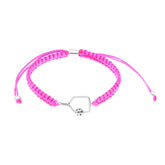 Born to Rally Pickleball Paddle Adjustable Rope Bracelet