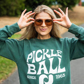 Heritage Pickle-ball Groovy Crew Neck Sweatshirt