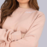 Heritage Pickle-ball Embroidered Cursive Crew Neck Sweatshirt