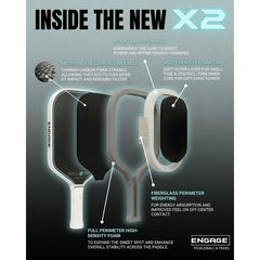 Engage X2 Widebody 16mm Pickleball Paddle