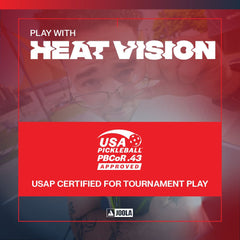 JOOLA Agassi Edge Heat Vision 16mm Pickleball Paddle