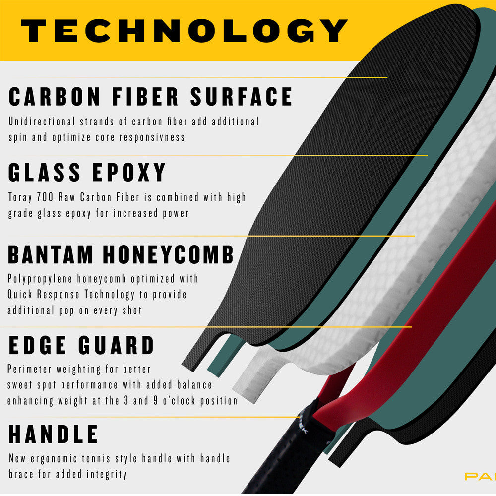 Paddletek Bantam TKO-CX 14.3mm Pickleball Paddle