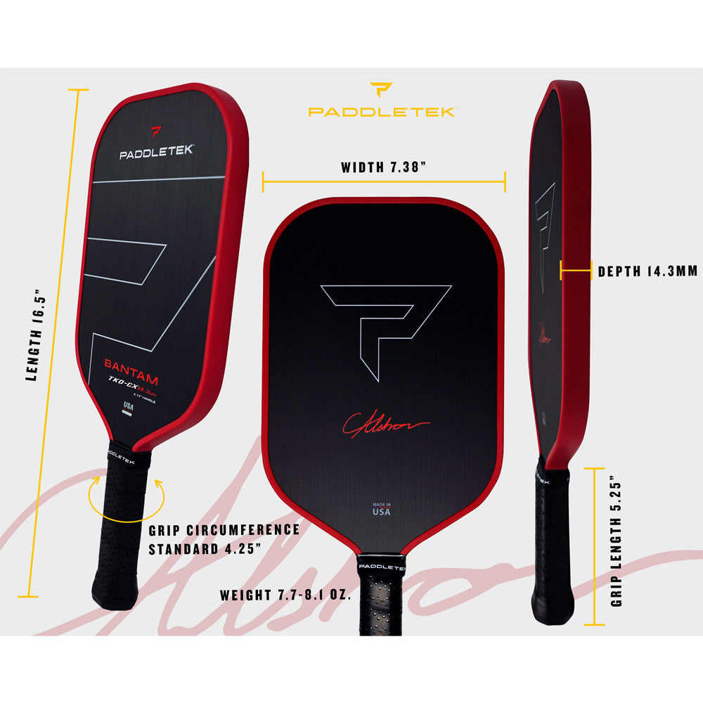 Paddletek Bantam TKO-CX 14.3mm Pickleball Paddle