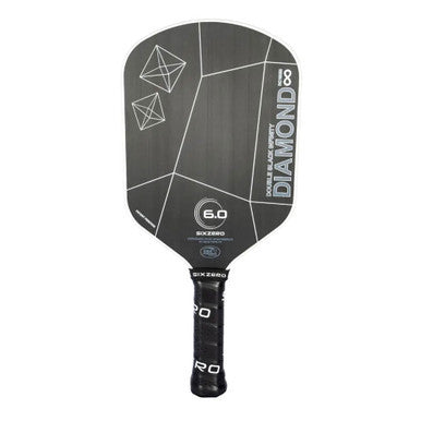 Six Zero Infinity Edgeless Double Black Diamond Control Pickleball Paddle - USED