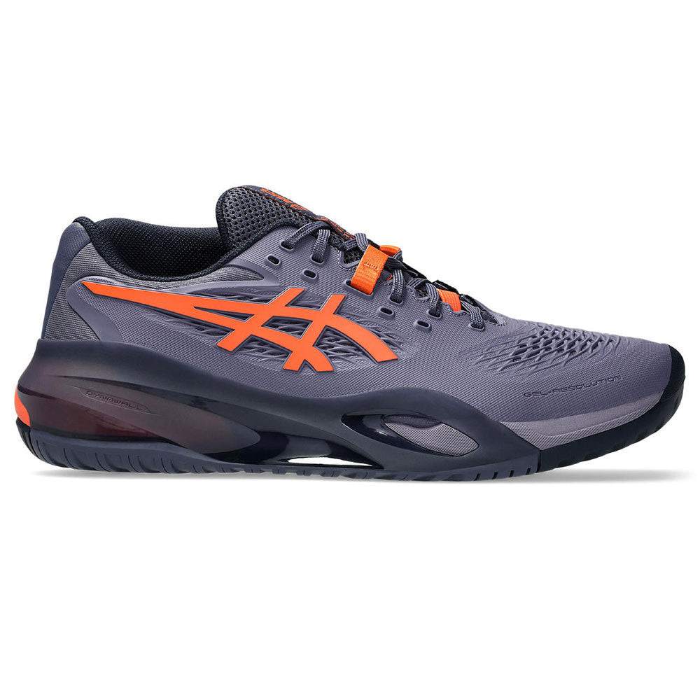 ASICS Gel-Resolution X  Greyish Purple/Nova Orange Court Shoe