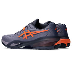 ASICS Gel-Resolution X  Greyish Purple/Nova Orange Court Shoe