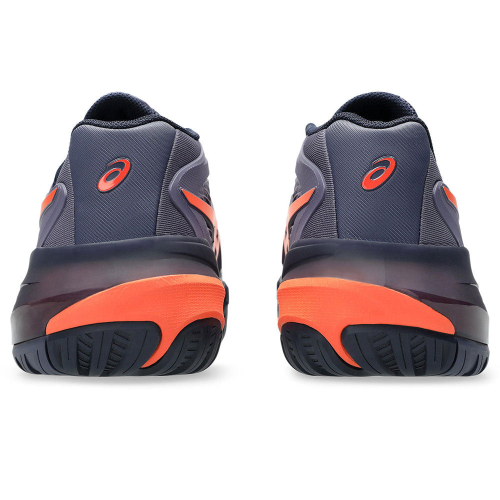 ASICS Gel-Resolution X  Greyish Purple/Nova Orange Court Shoe