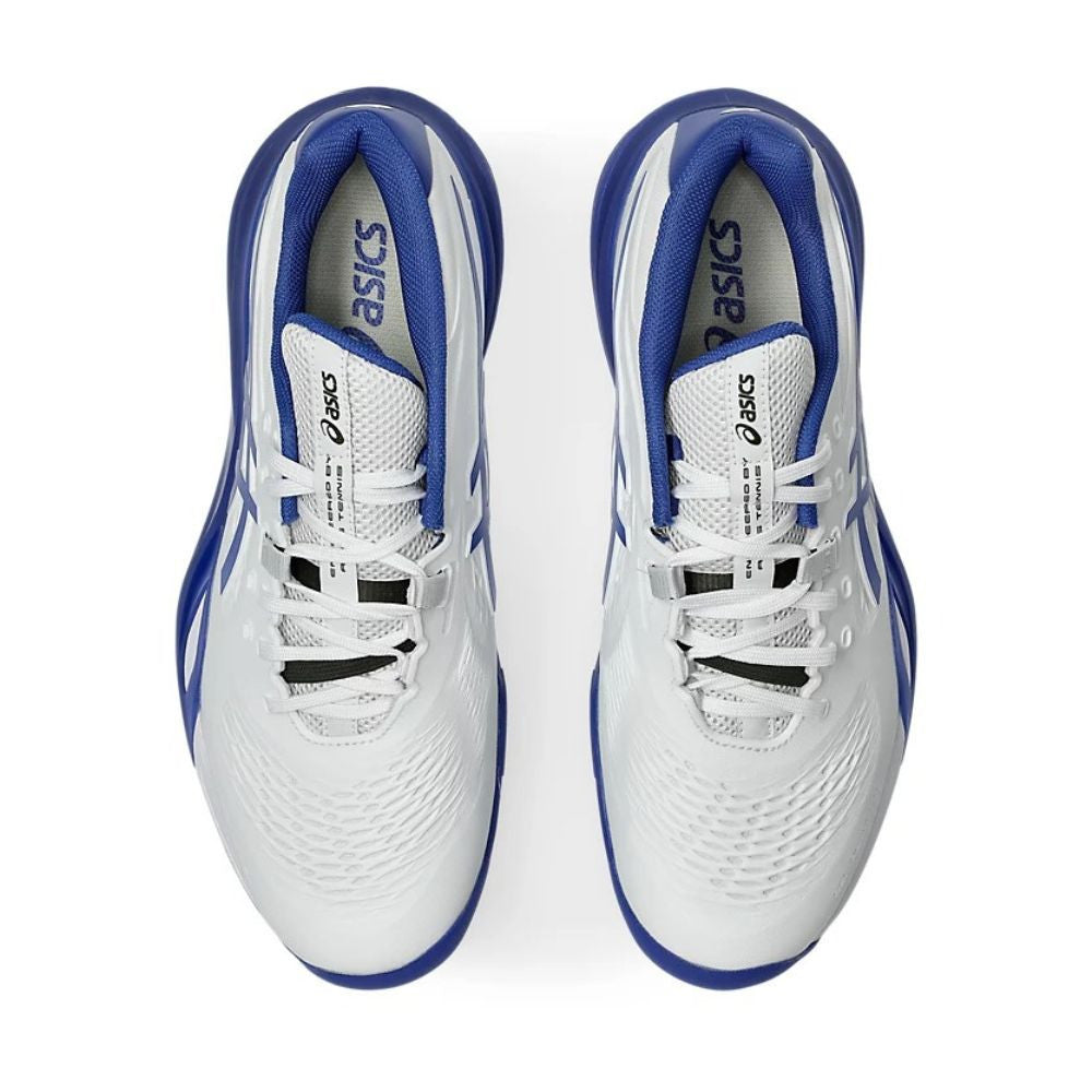 ASICS Gel-Resolution X Wide Court Shoe - White/Dark Cobalt