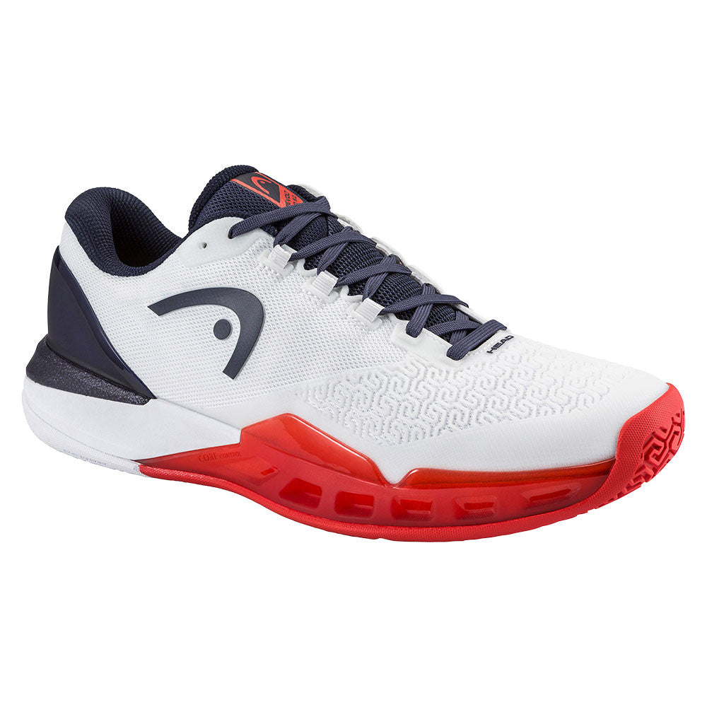 HEAD Revolt Pro 5.0 Court Shoe - White/Navy/Red