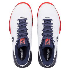 HEAD Revolt Pro 5.0 Court Shoe - White/Navy/Red