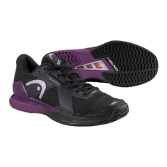HEAD Sprint Pro 4.0 Court Shoe - Black/Plum
