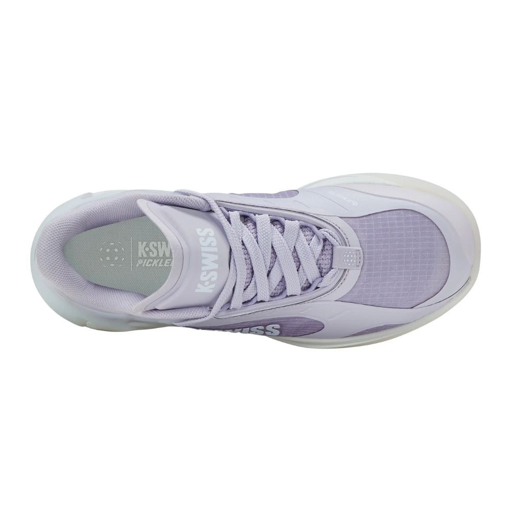K-Swiss K-Frame Pickleball Shoe - Lavender Blue/Bit of Blue/Patina Green