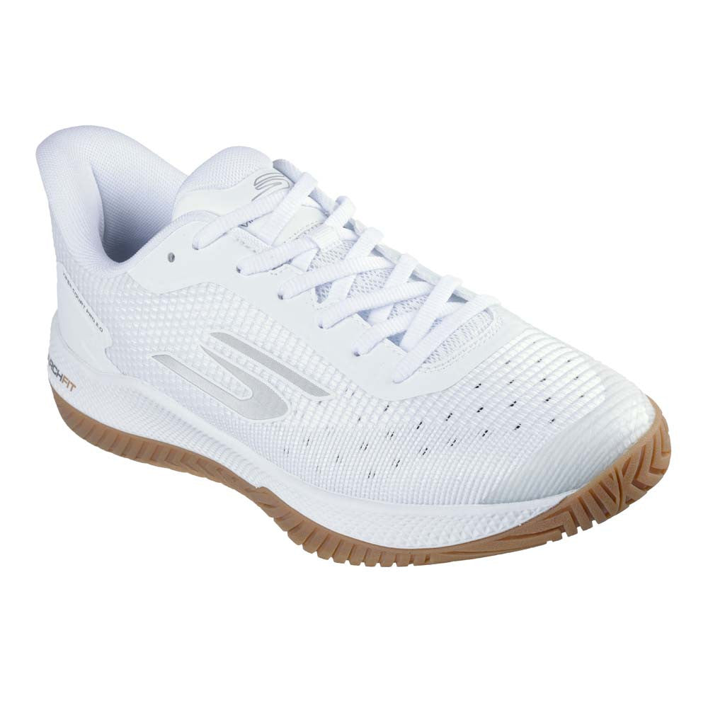 Skechers Viper Court Pro Wide Shoe -White/Black