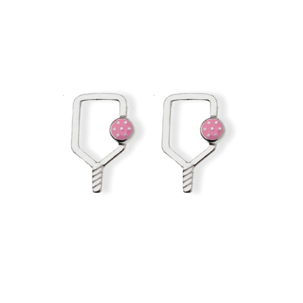 Born to Rally Color Pop Pickleball Paddle Stud Earrings