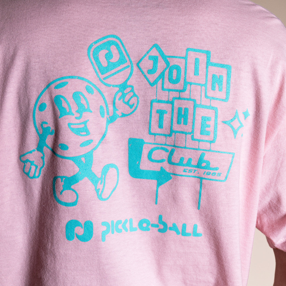 Heritage Pickle-ball Join The Club Retro Ball Tee