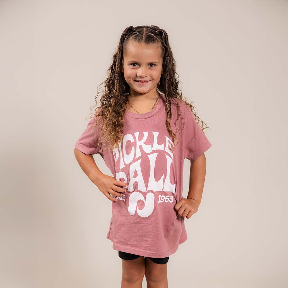 Heritage Pickle-ball Groovy T-Shirt - Youth