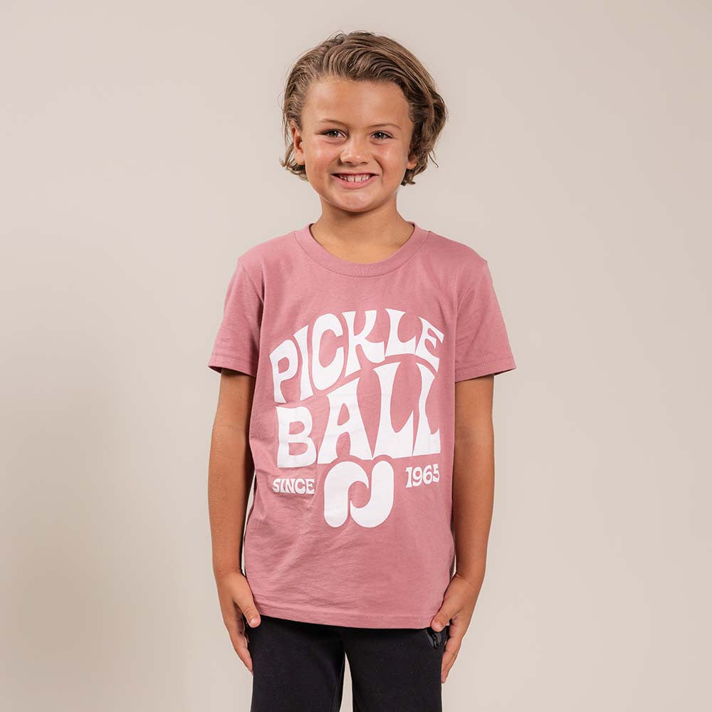 Heritage Pickle-ball Groovy T-Shirt - Youth
